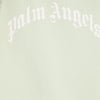 Palm Angels Sweater Curved Logo Light Green