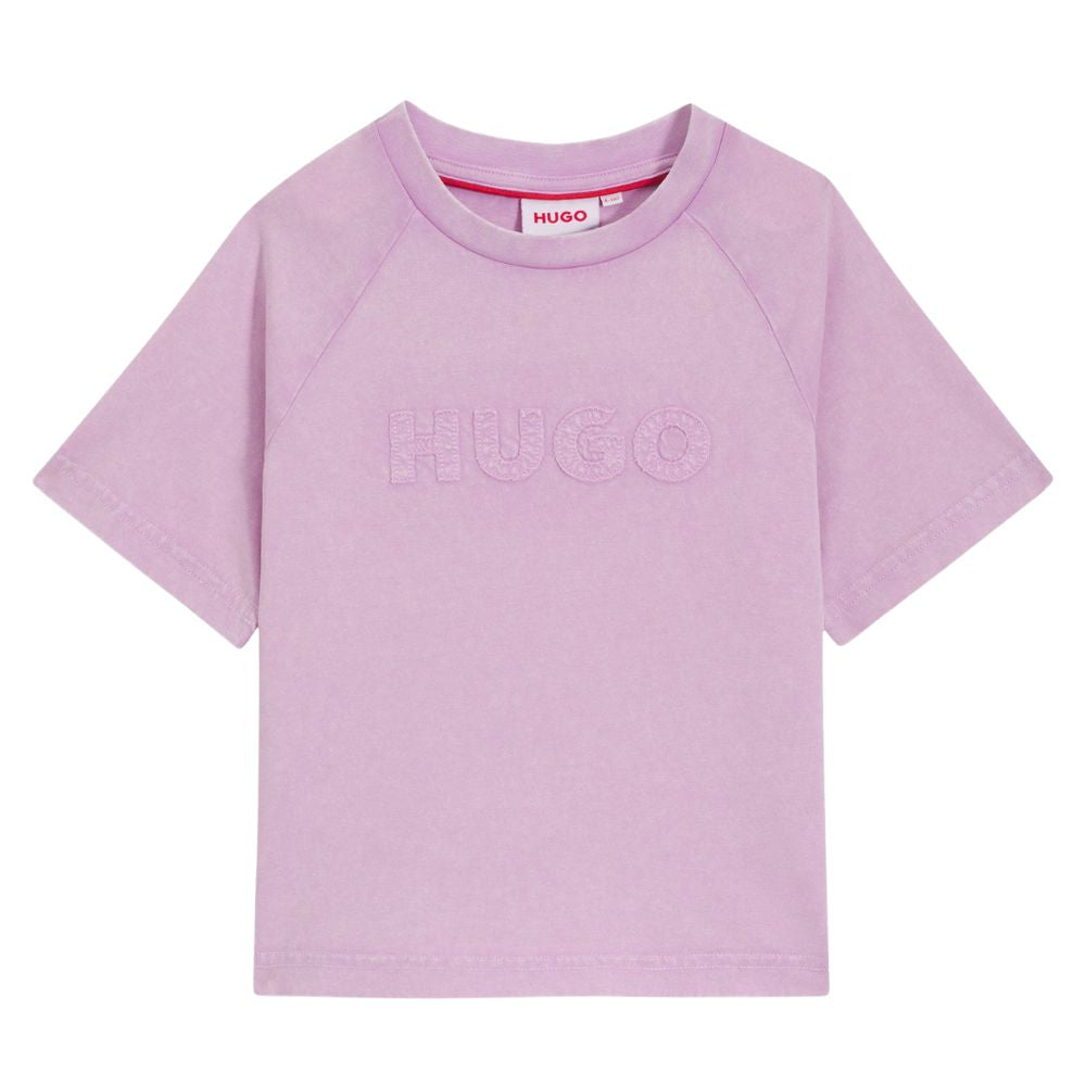 Hugo T-Shirt Logo Violet