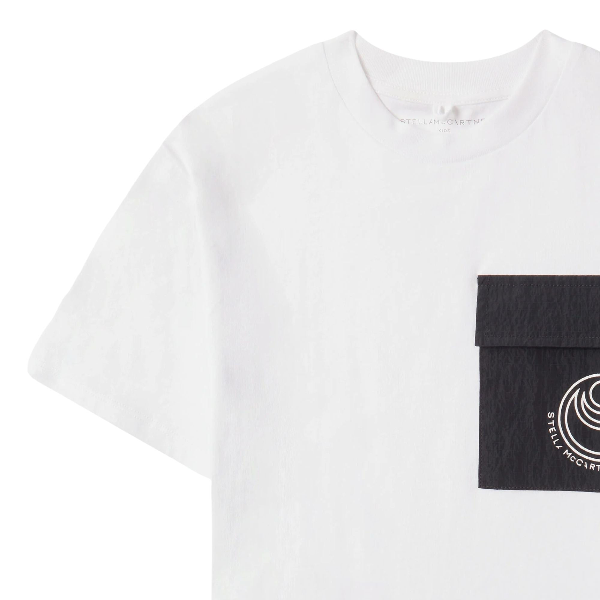 Stella Mccartney Tshirt Logo Whiteblack