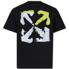 Off White T-Shirt Corner Arrow Logo Black