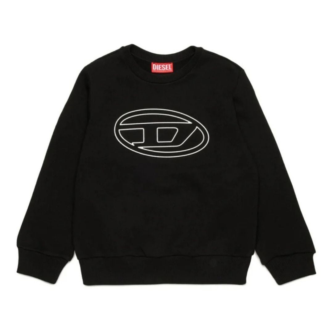 Diesel Sweater Logo Black