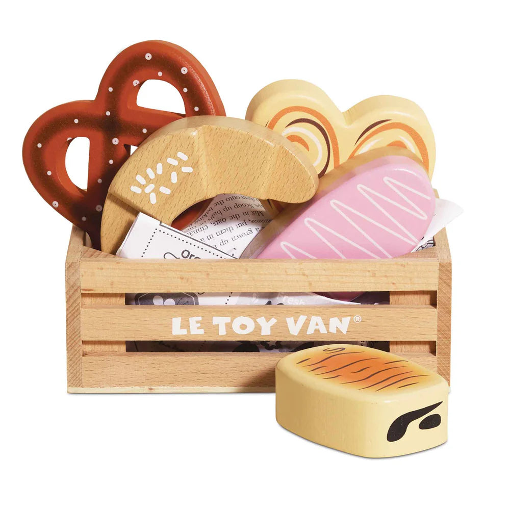 Le Toy Van Wooden Bakery And Patisserie Market Crate