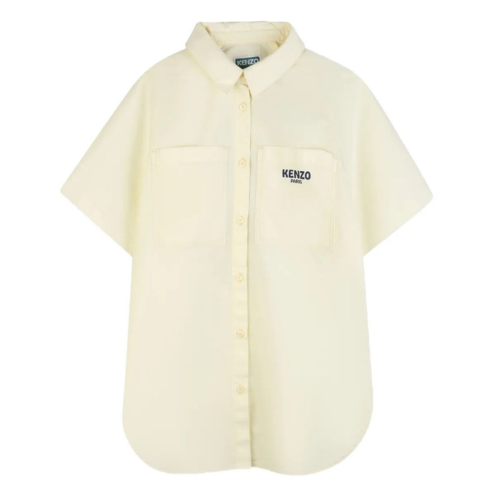 Kenzo Shirt Logo Pale Yellow