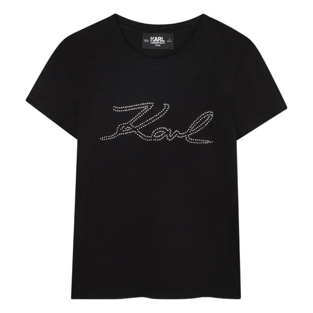 Karl Lagerfeld T-Shirt Logo Black
