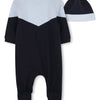Boss Romper And Beanie Navy