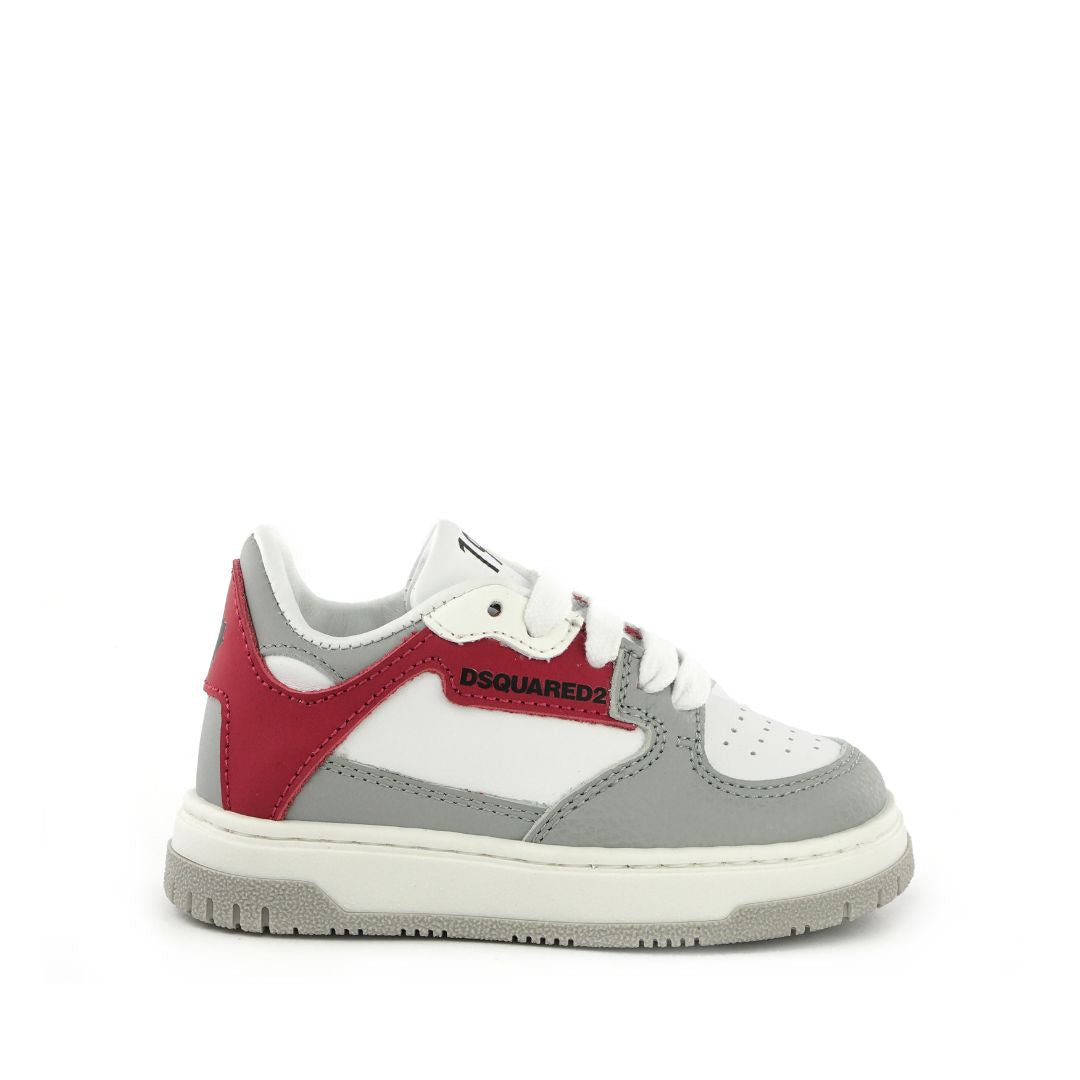 Dsquared2 Sneaker Logo Grey White Red