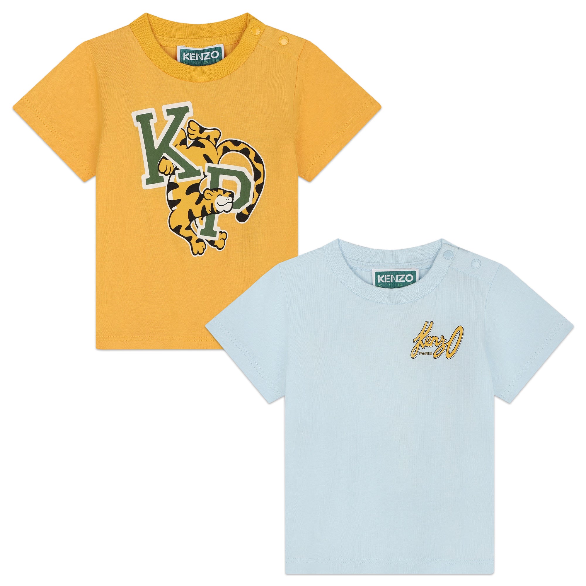 Kenzo  Tshirt  Pack Blueorange