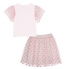 Moschino Set Blouse & Skirt Pinkwhite