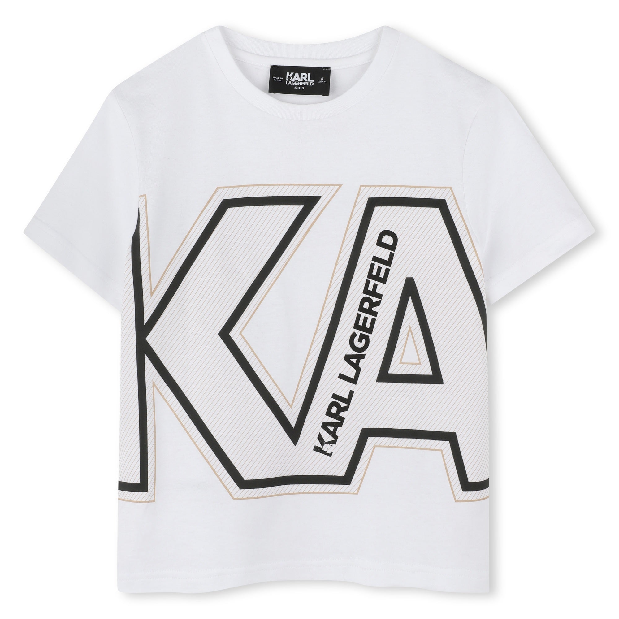 Karl Lagerfeld Tshirt Bold Logo White