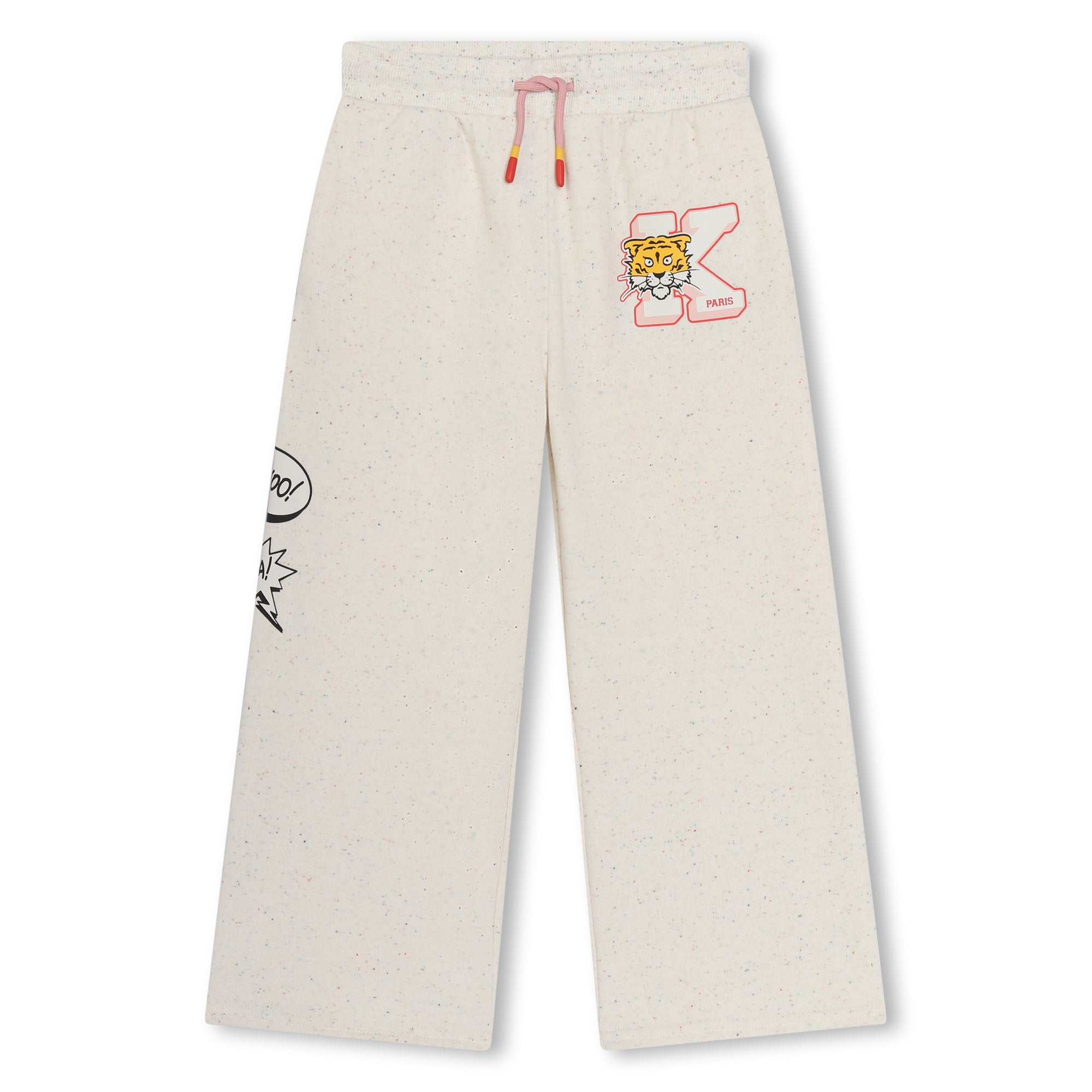 Kenzo Trackpants Tiger Logo Ivory