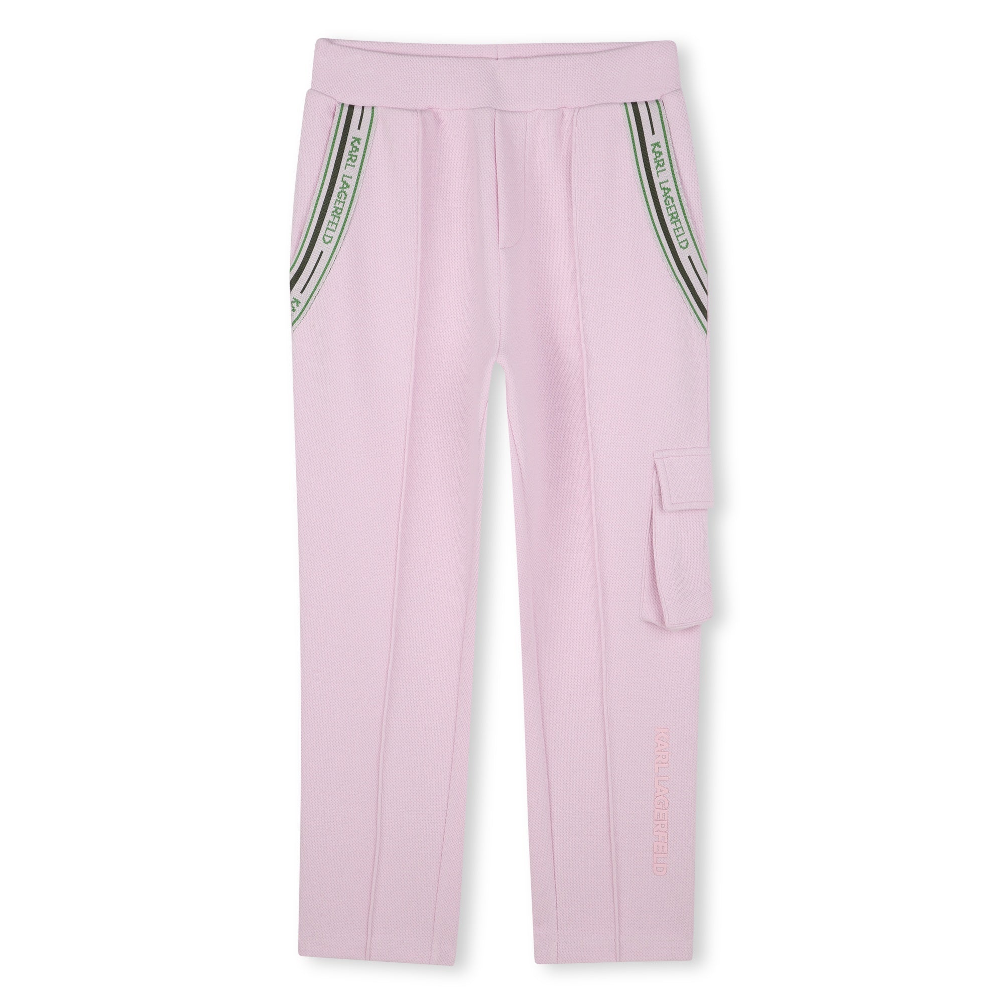 Karl Lagerfeld Track Pants Band Pink