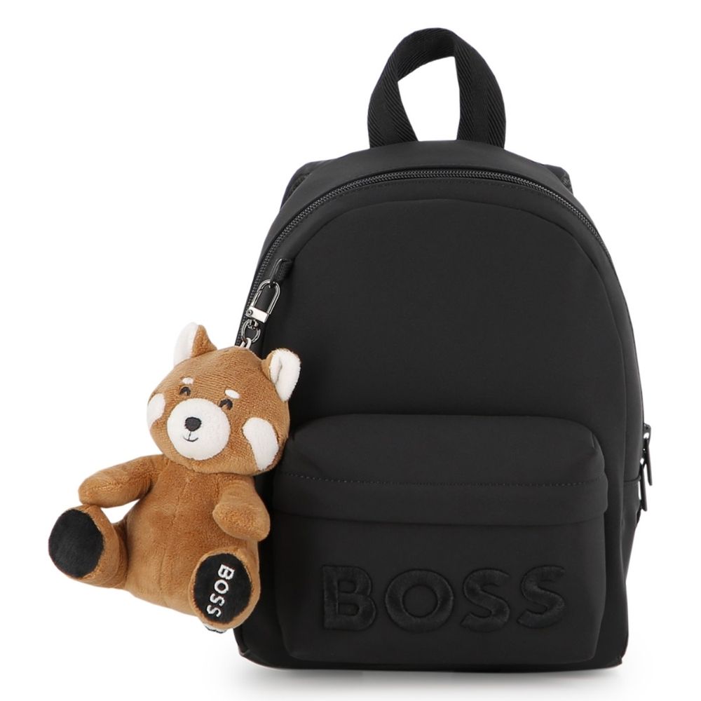 Boss Bag Backpack With Teddybear Black