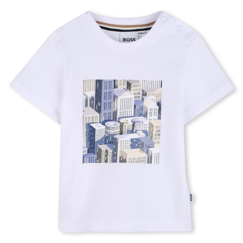 Boss Tshirt Graphic White