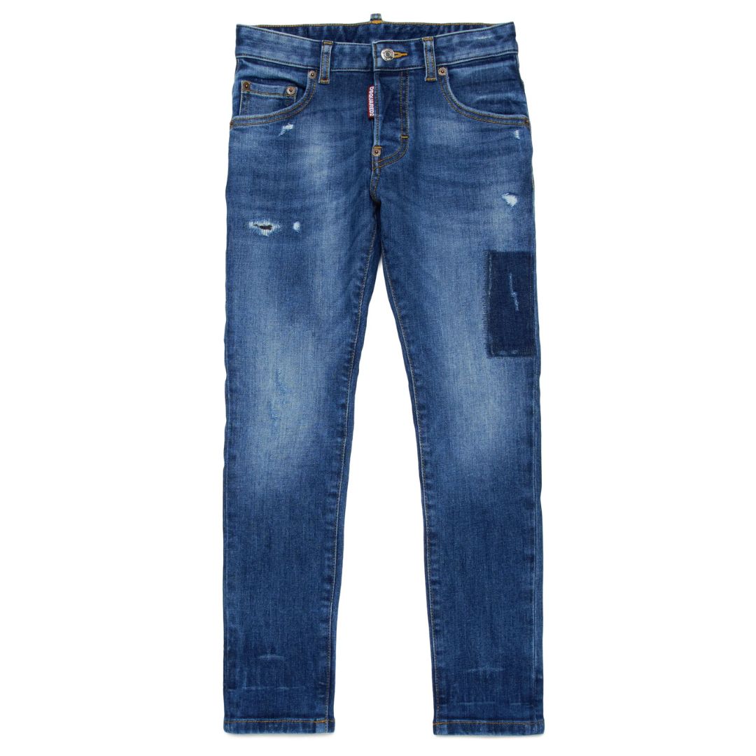 Dsquared2 Jean Patch Blue