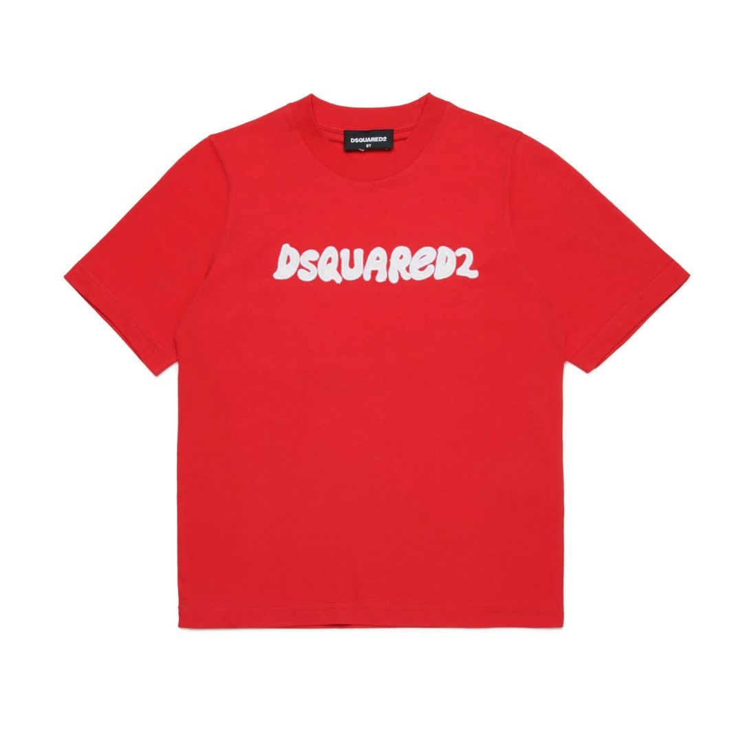 Dsquared2 T-Shirt Chest Logo Red