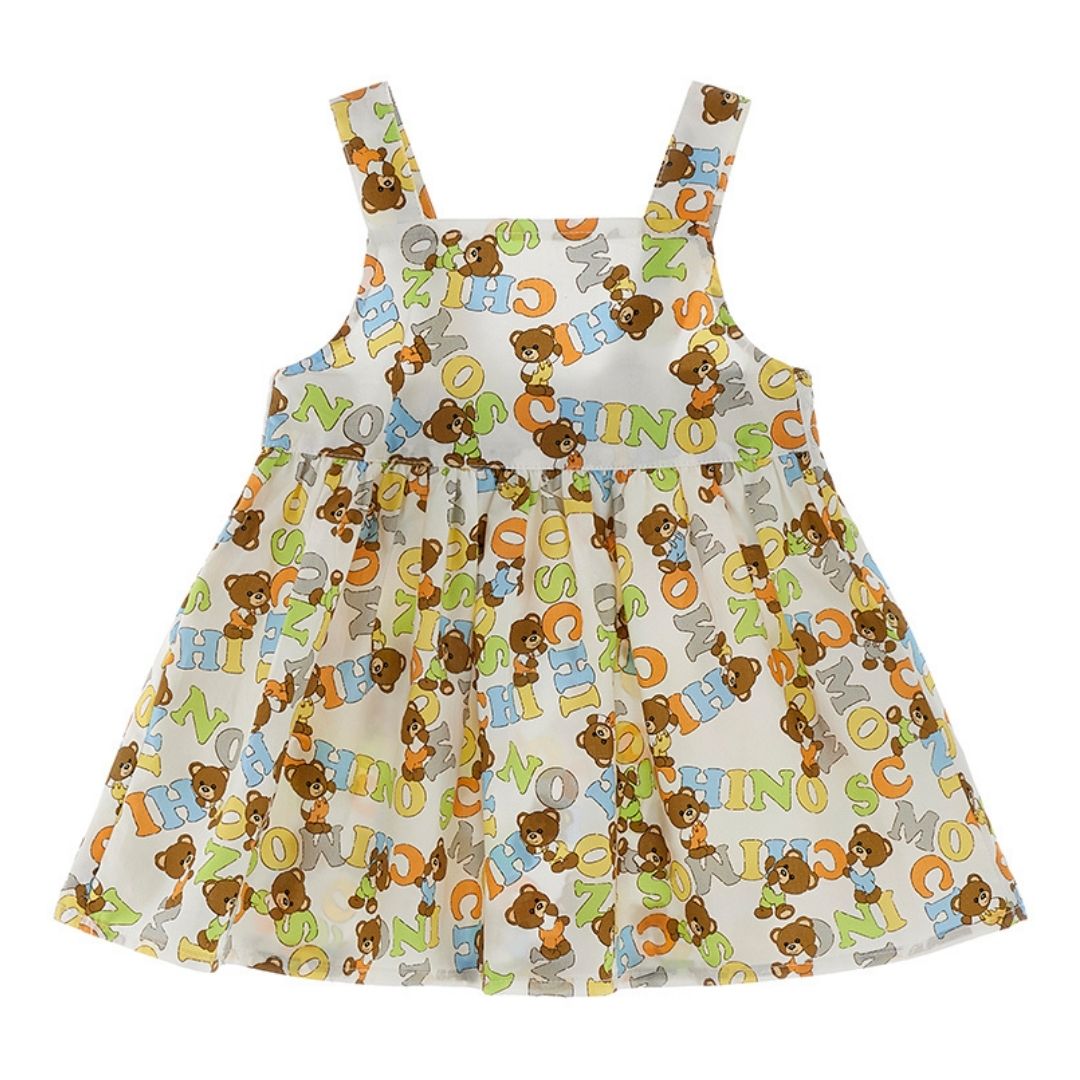 Moschino Dress Allover Print Multi Colour