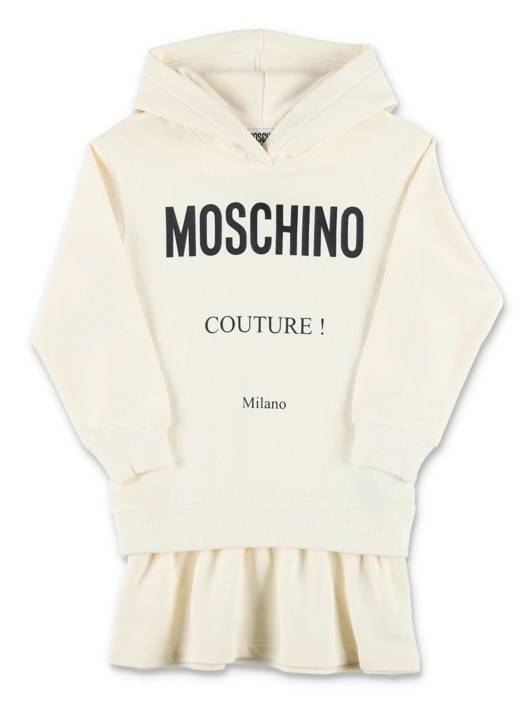 Moschino Dress Couture Logo White