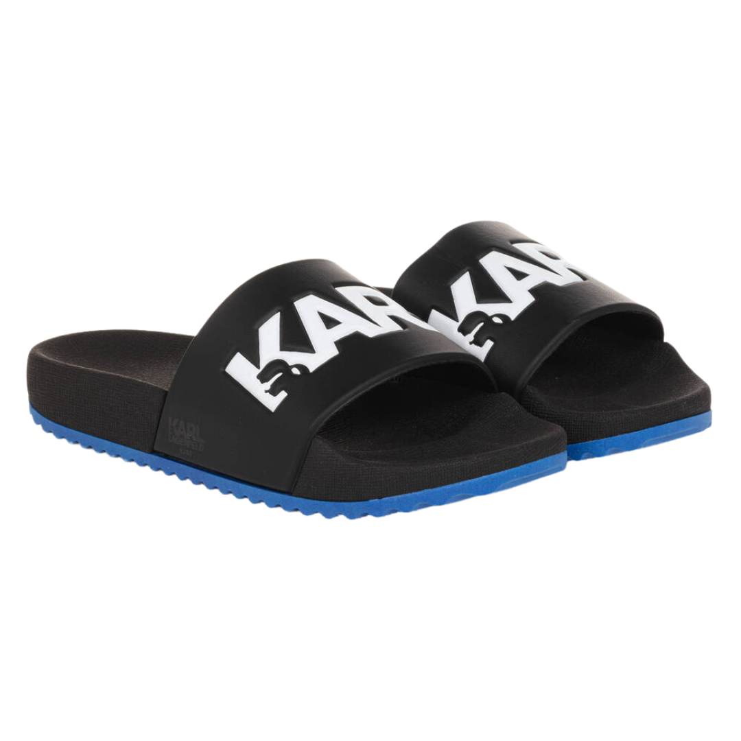 Karl Lagerfeld Slides Logo Black