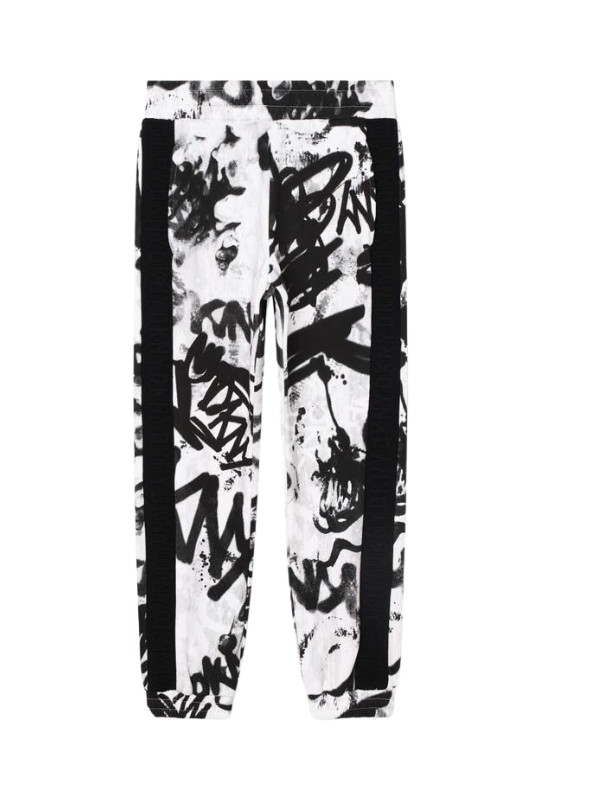 Dkny Trackpants Grafitti Black & White