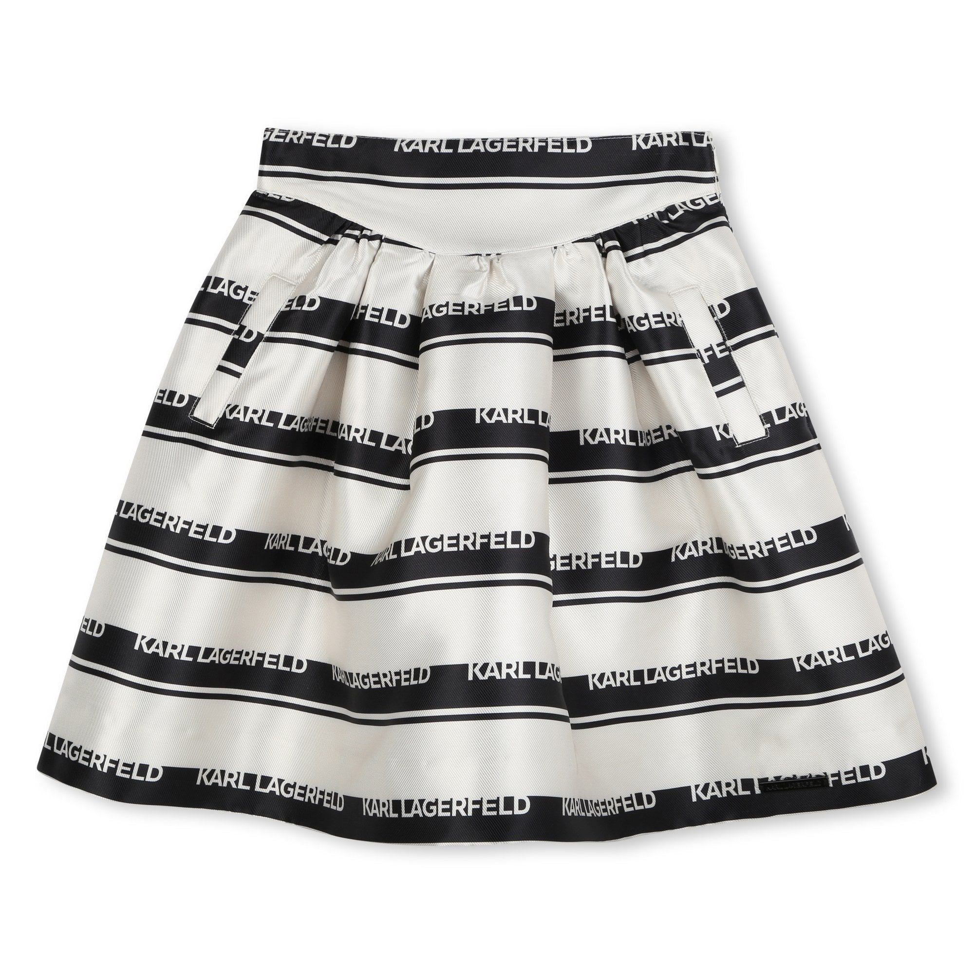Karl Lagerfeld Skirt Ceremony White Black