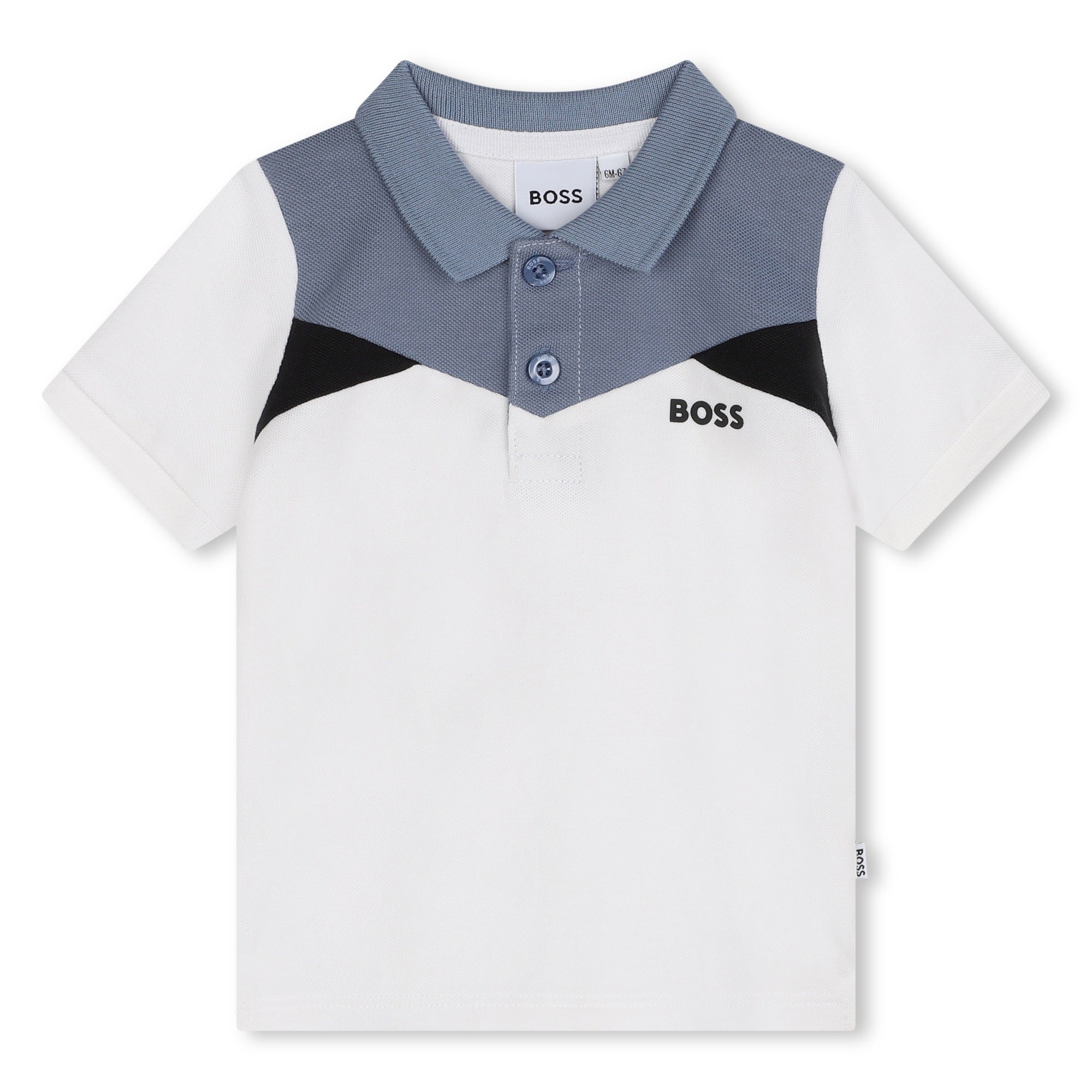 Boss  Golfer Logo White