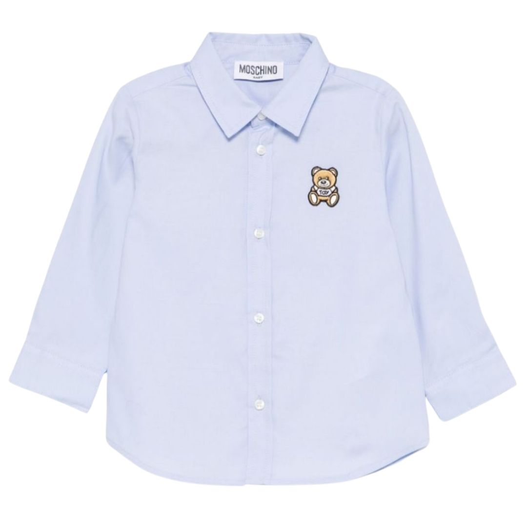 Moschino  Shirt Bear Logo Lght Blue