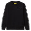 Off White Sweater Strip Logo Black