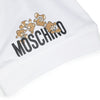 Moschino Romper + Hat Logo White