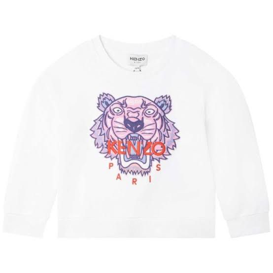 Kenzo Sweater Tiger White