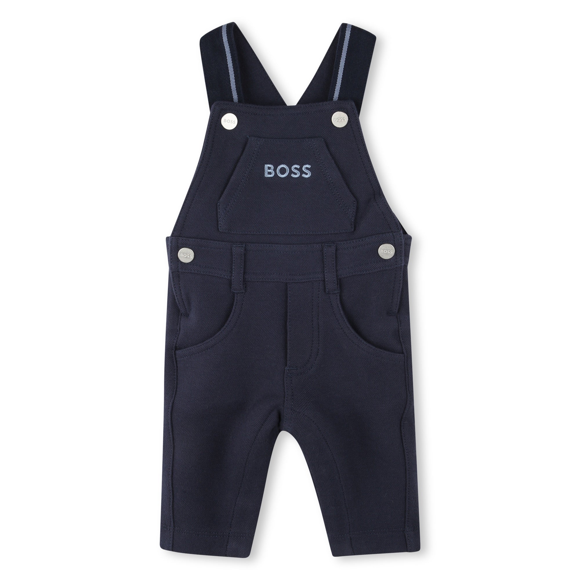 Boss  Dungarees Logo Navy