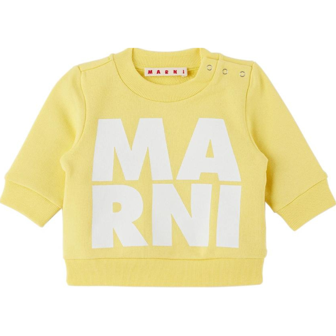 Marni Sweater Logo Yellow