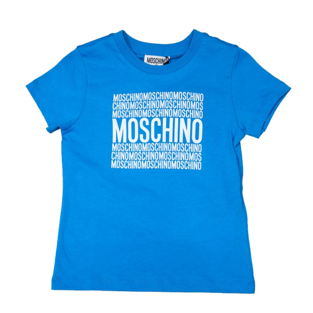 Moschino Tshirt Unisex Logo Blue
