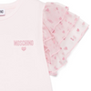 Moschino Set Blouse & Skirt Pinkwhite