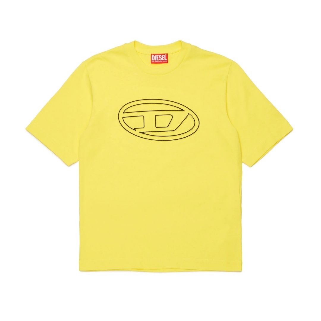 Diesel T-Shirt Logo Yellow