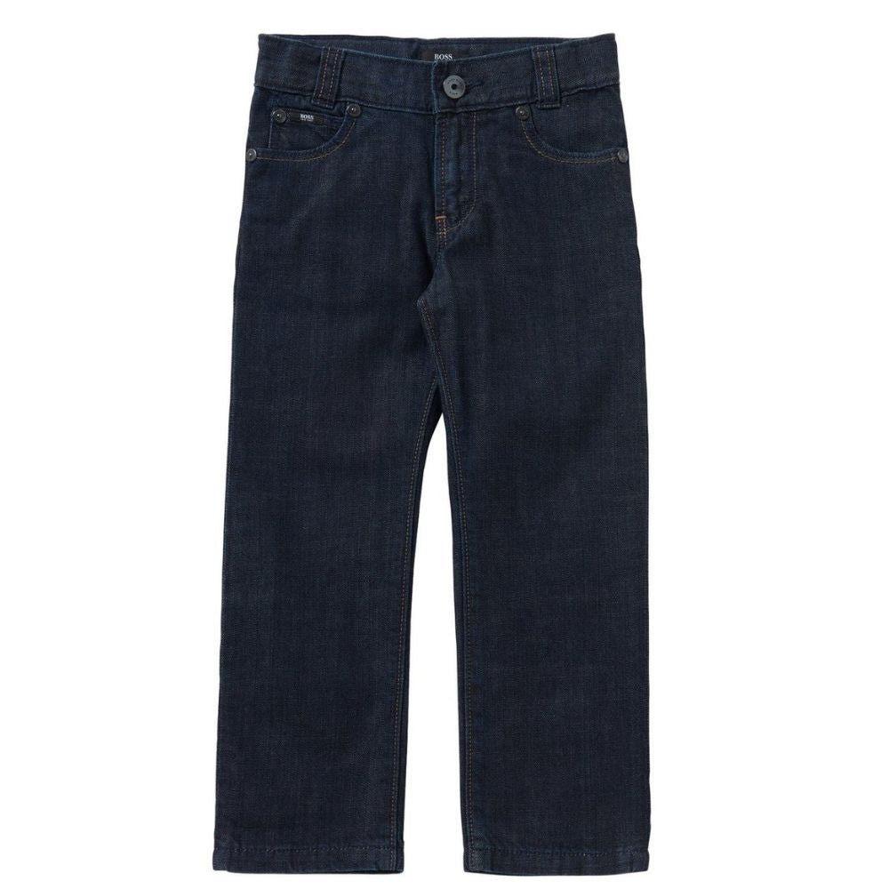 Boss Jeans Wide Leg Dark Wash