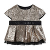 Karl Lagerfeld Top Fancy Blouse Light Gold