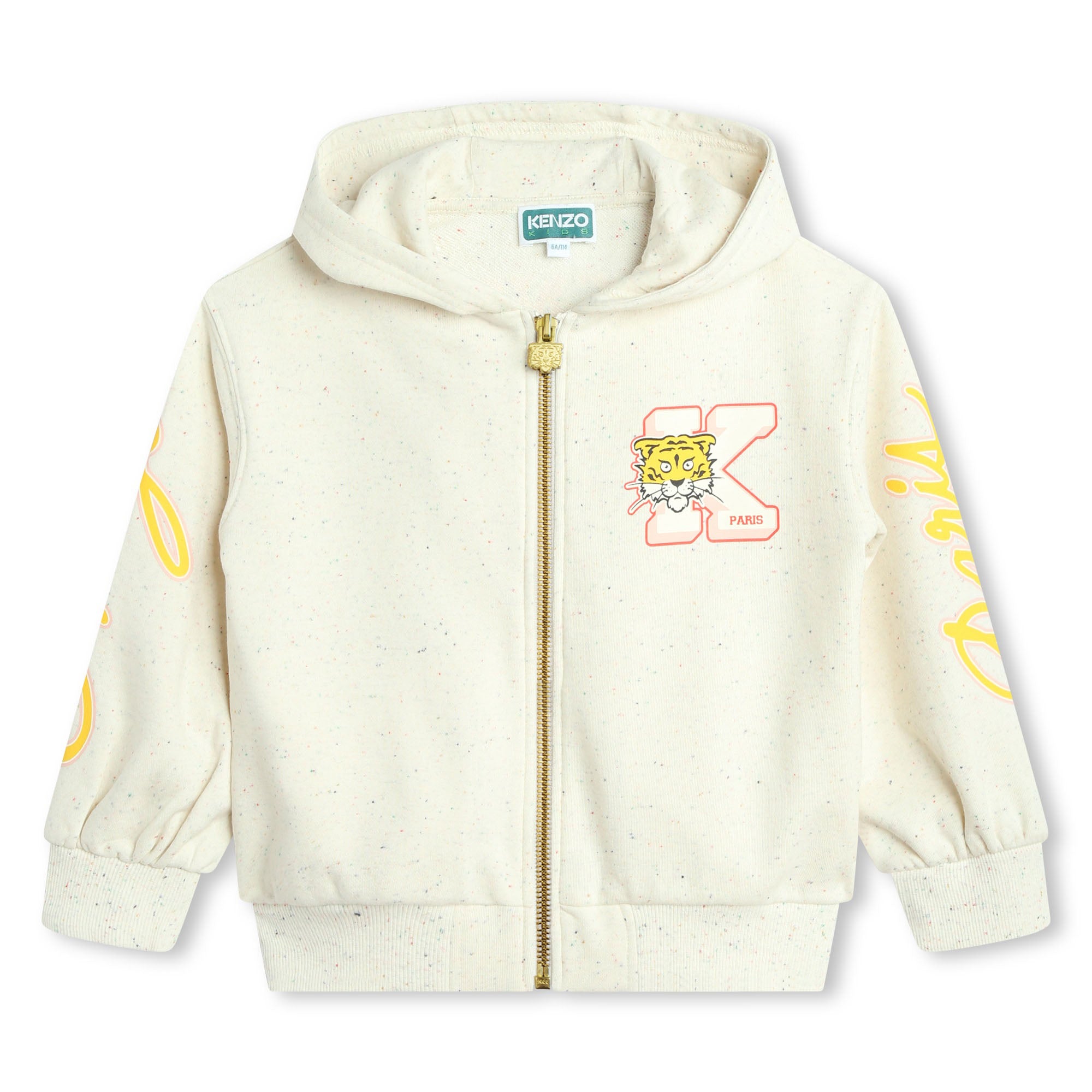 Kenzo Jacket Tiger Logo Cream