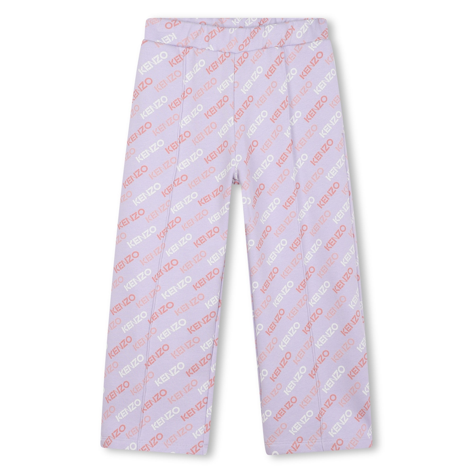 Kenzo Trackpants Allover Logo Lilac