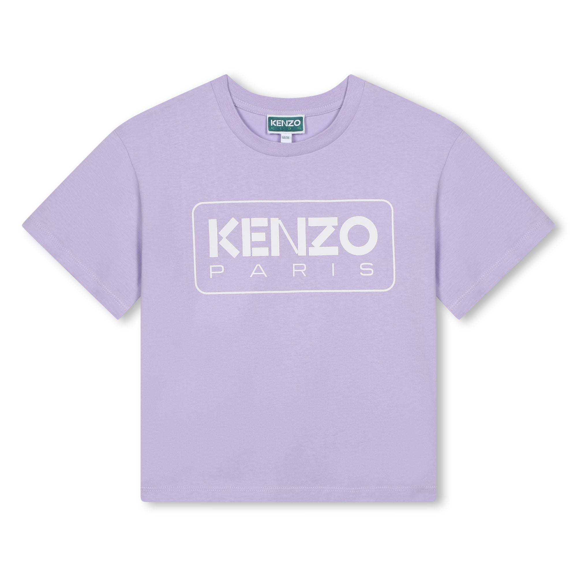 Kenzo Tshirt Logo Block Purple