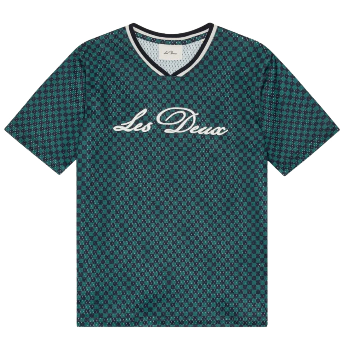 Les Deux Tshirt Aop Mesh Green