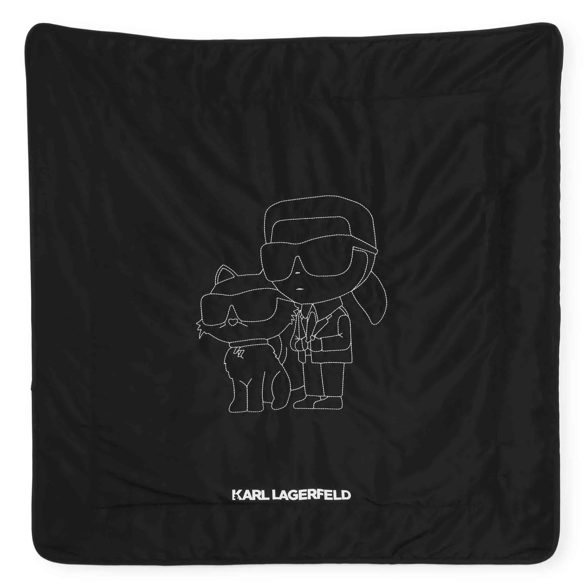 Karl Lagerfeld Blanket Logo Black