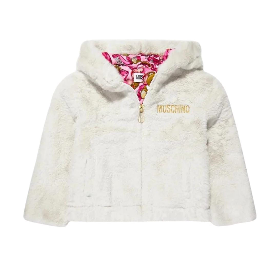 Moschino Jacket Fur White