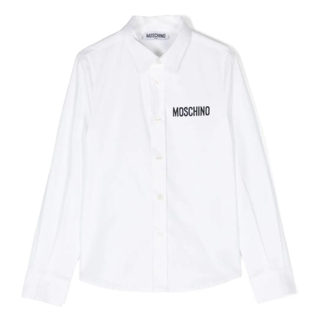 Moschino Shirt Logo White