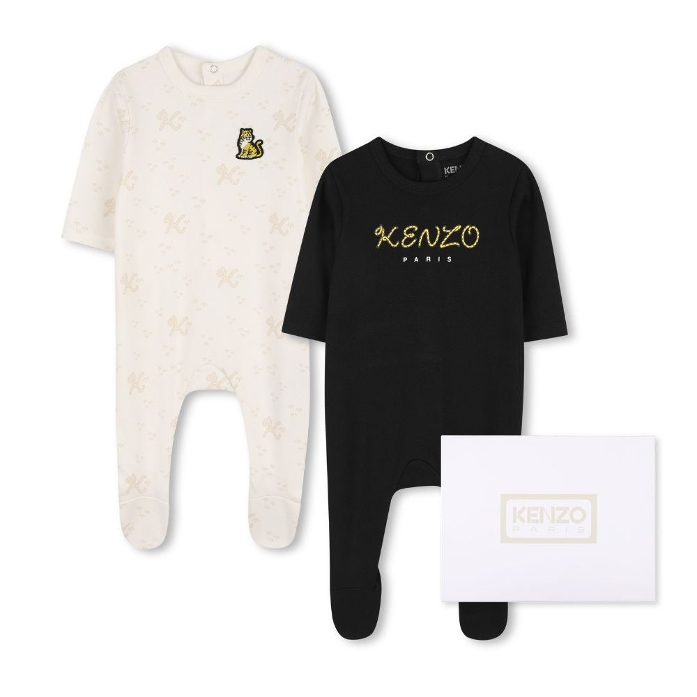Kenzo Set Piece Romper Blackwhite