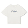 Chloe T-Shirt Logo Off-White