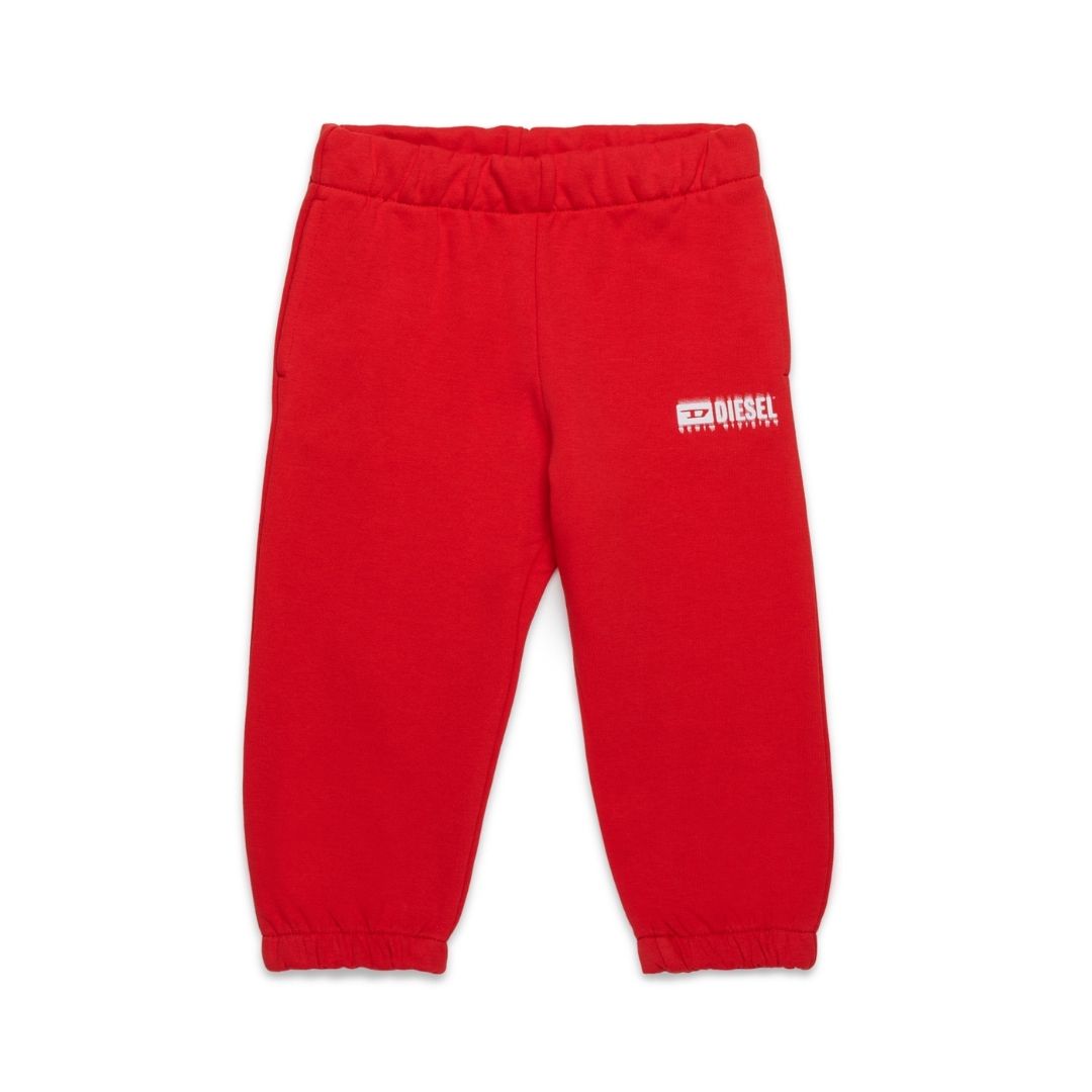 Diesel Track Pants Logo Red