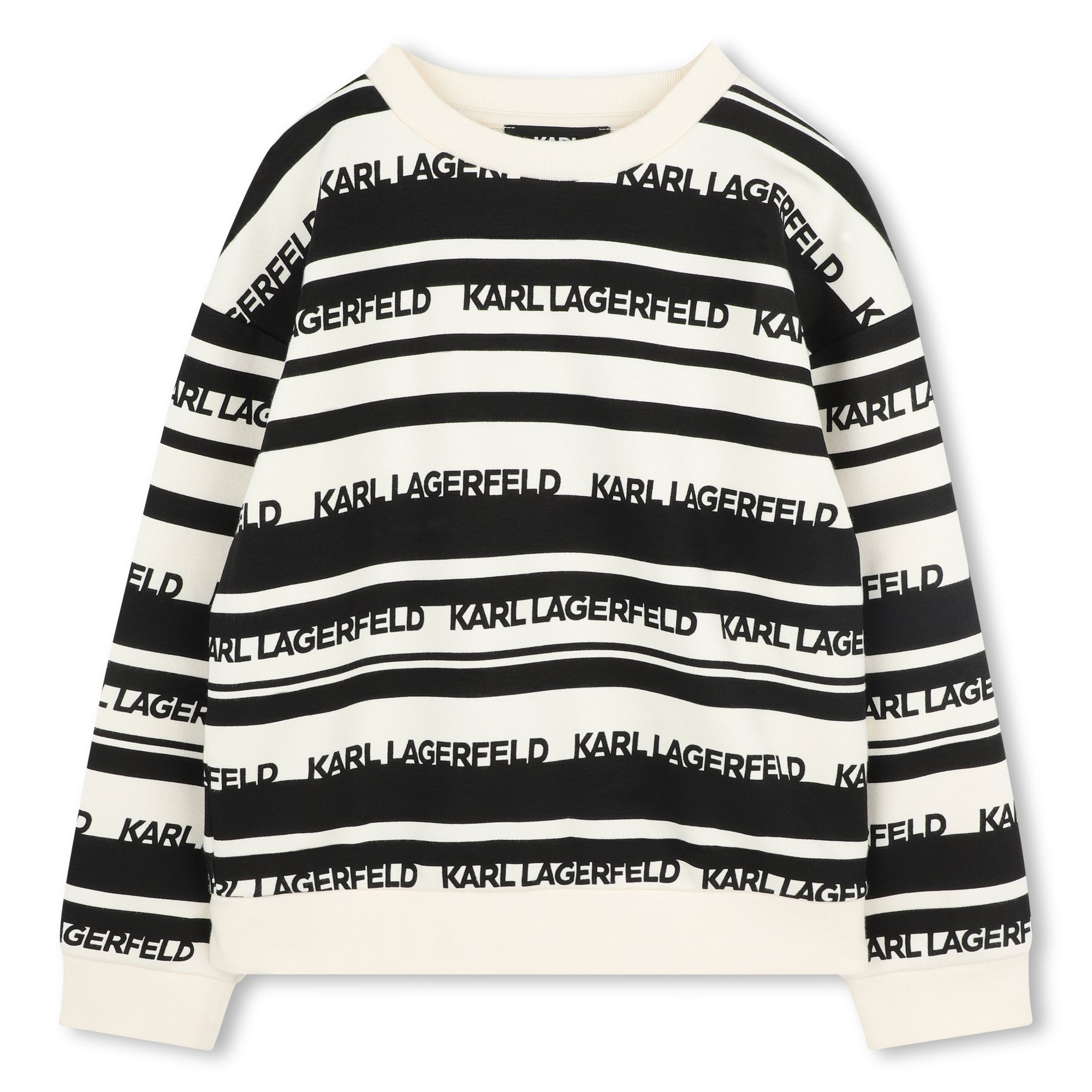 Karl Lagerfeld Sweater Logo Print Ivoryblack