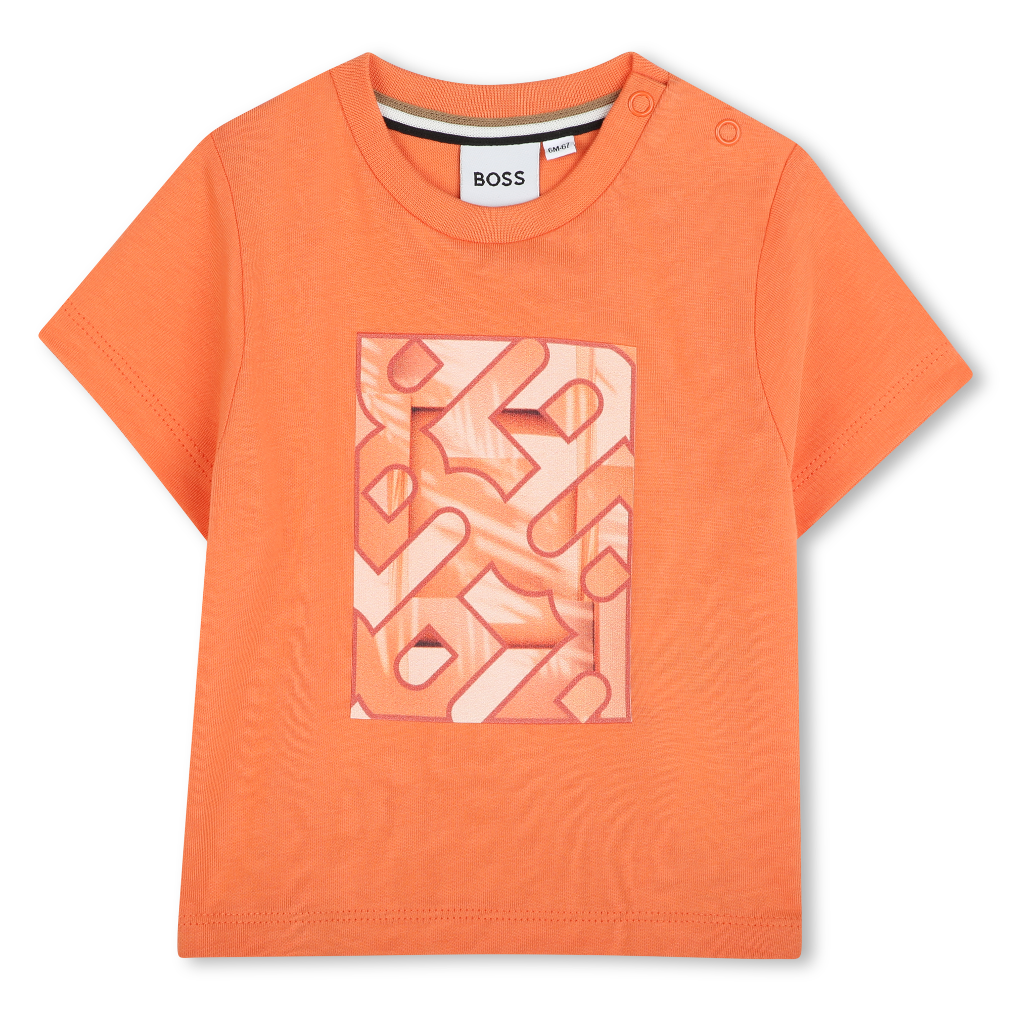 Boss Tshirt Graphic Print Red