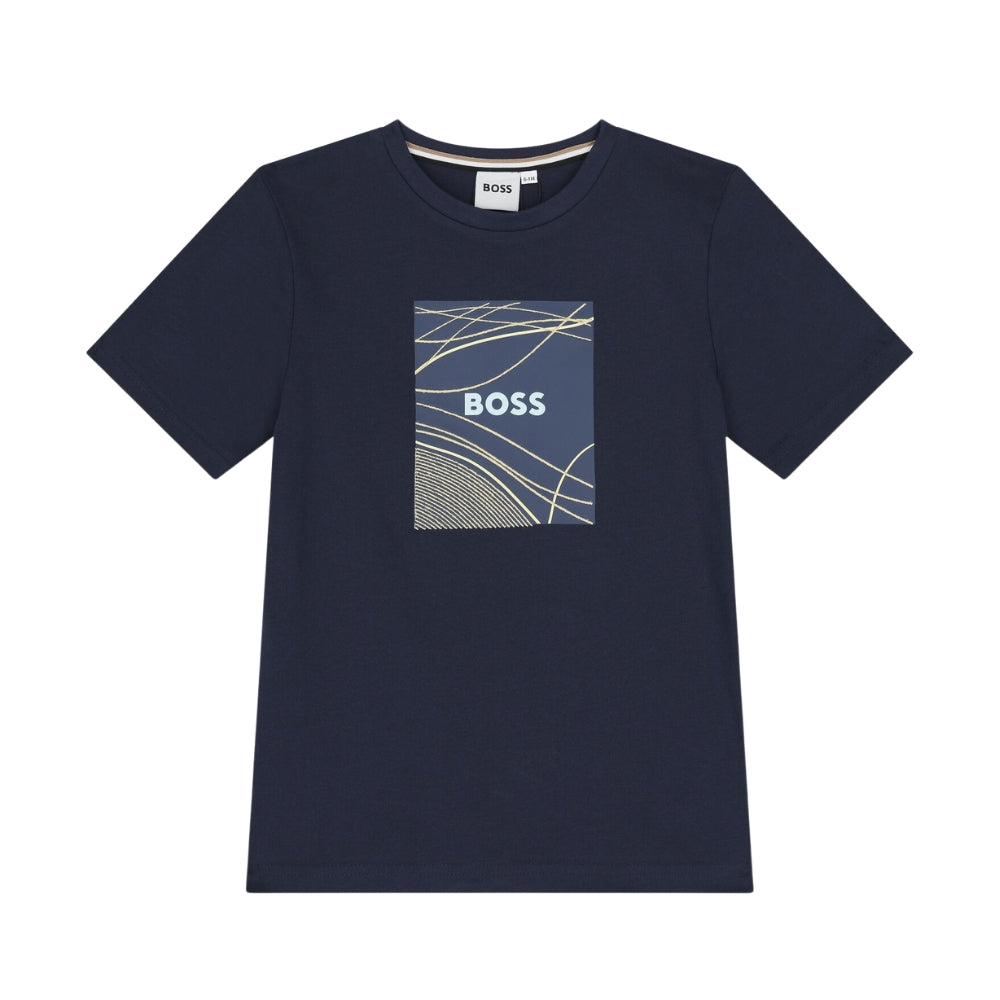 Boss Ss Teeshirt Navy