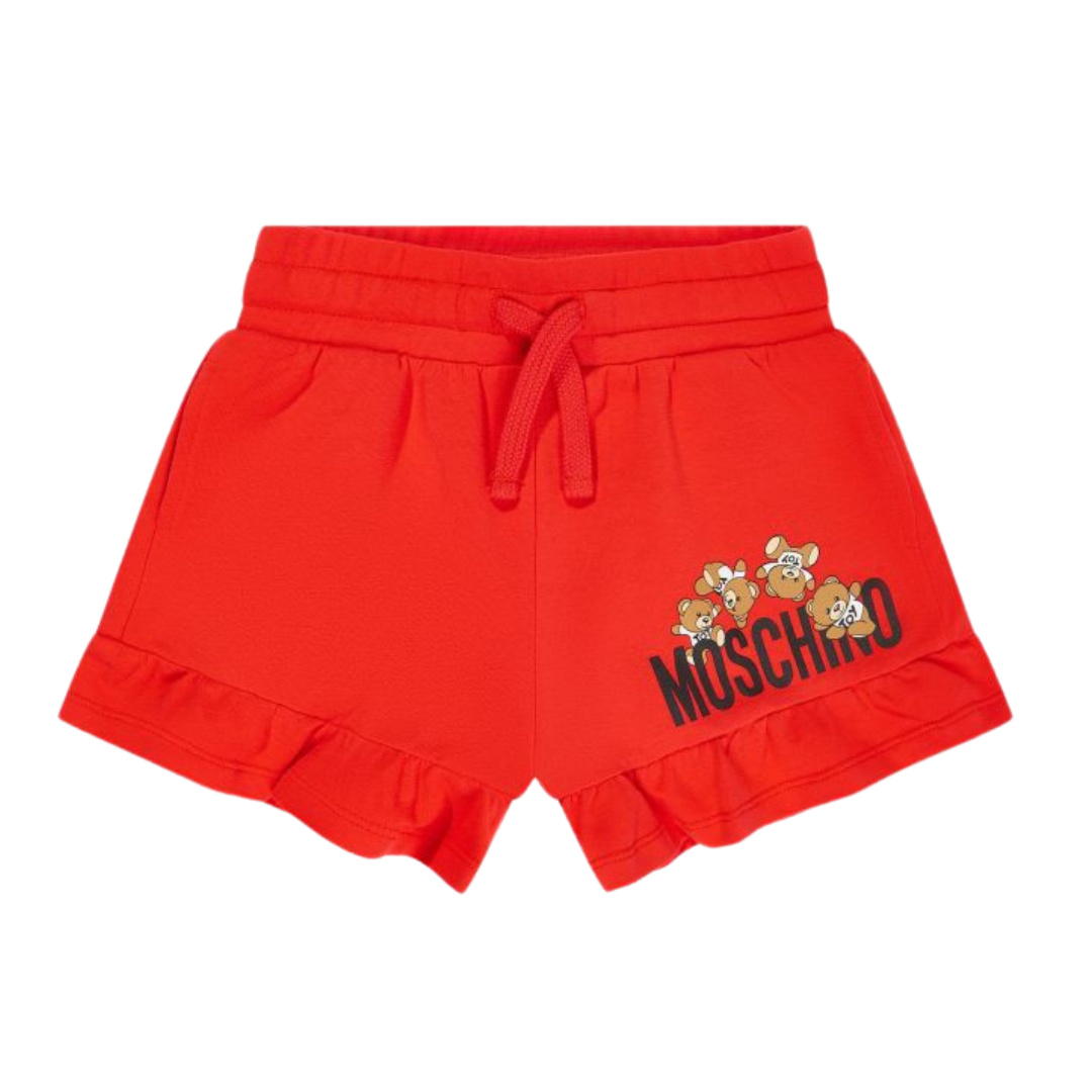 Moschino Shorts Logo Red